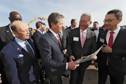 韓國SK Innovation美國大型電池生產廠破土動工